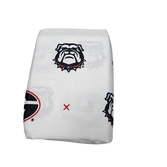 Georgia Bulldogs NIB 3 Piece Twin Sheet Set‎ 1 Pillowcase 1 Fitted1 Flat Sheet - Picture 5 of 7